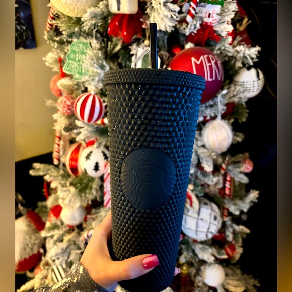 Starbucks Other - Black studded Starbucks Tumbler 🖤🥀